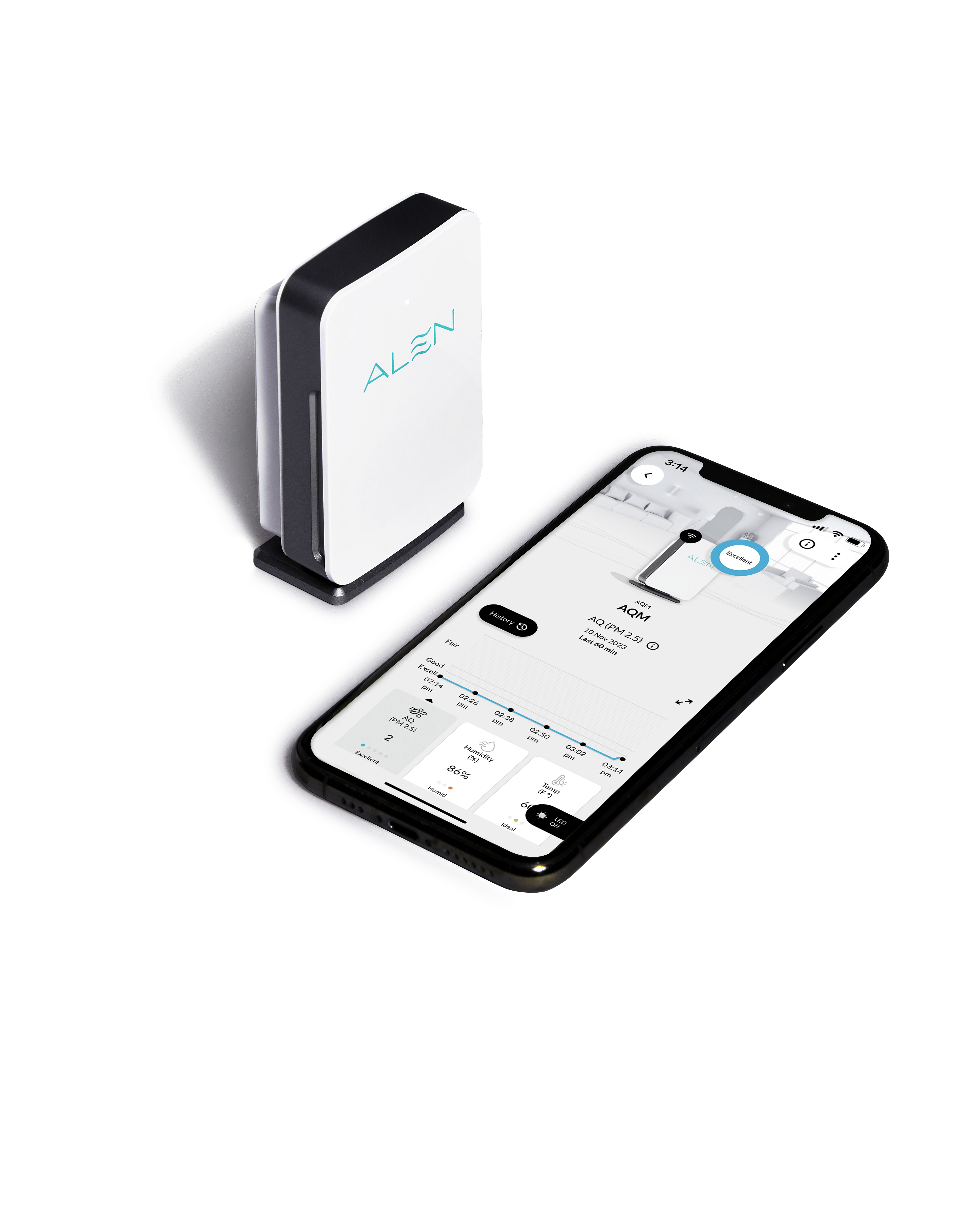 Alen Instrument Air Quality Monitor for Your Home - Alen®