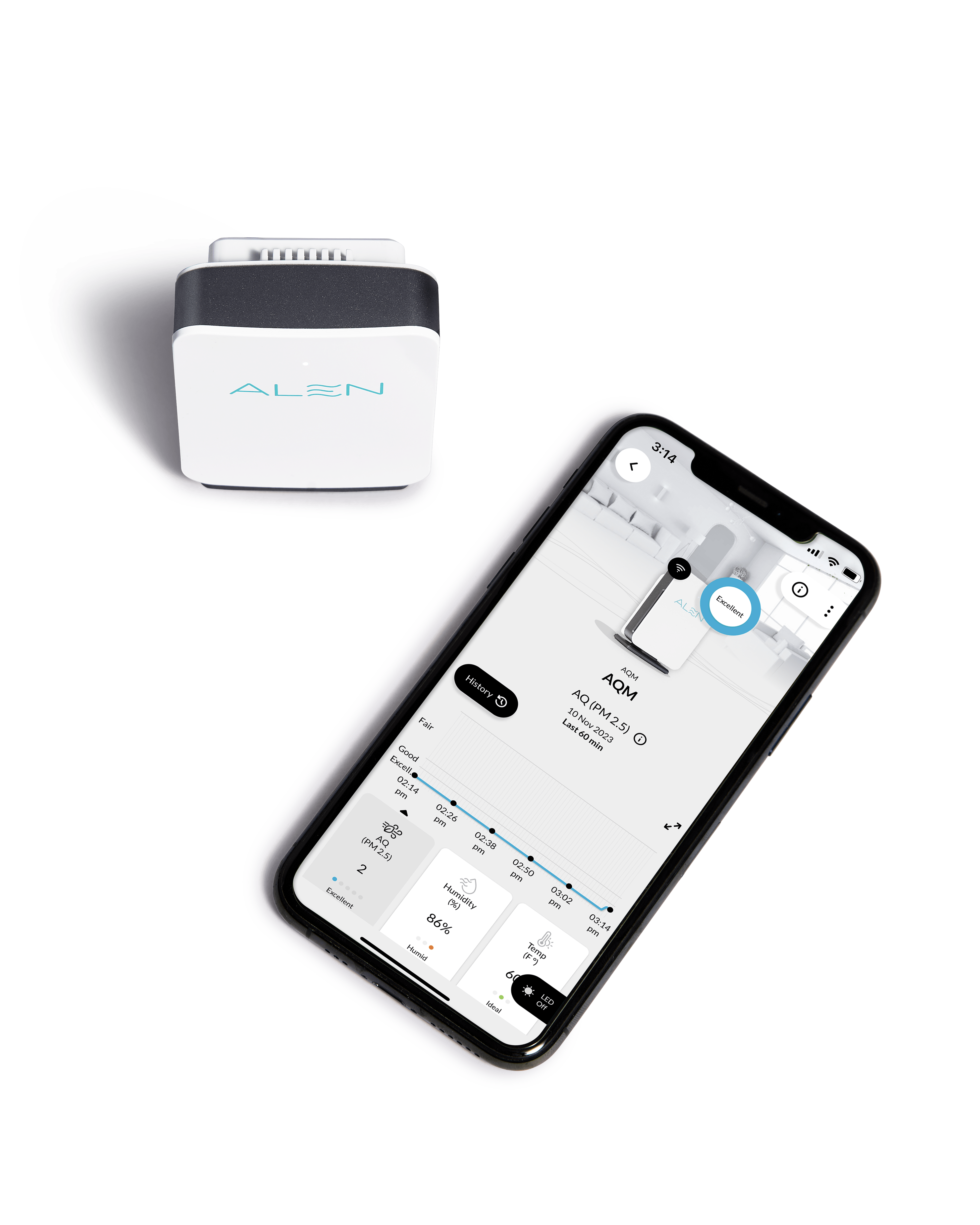 Alen Instrument Air Quality Monitor for Your Home - Alen®